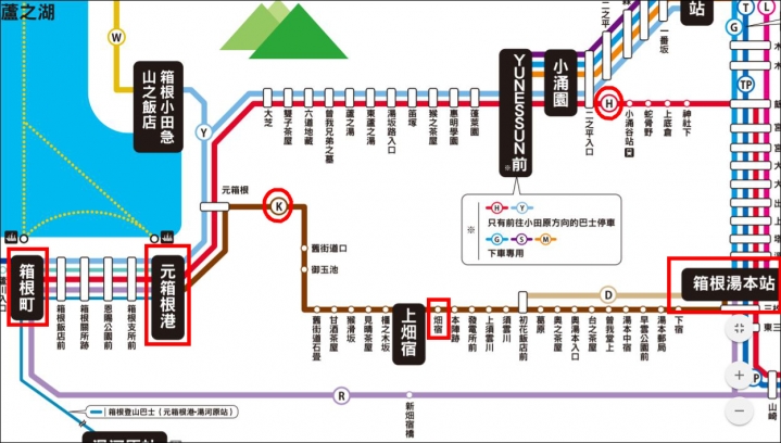 前進箱根六大交通金甘單～小田急浪漫特快、空中纜車、登山巴士、登山電車、海賊船、登山纜車，善用箱根周遊券Freepass 吃到飽