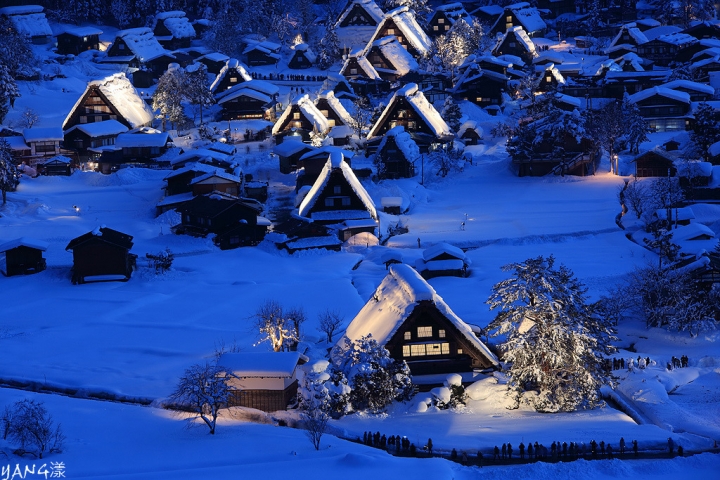 【岐阜】白川鄉合掌村冬季點燈，一年只有六天的夢幻時刻