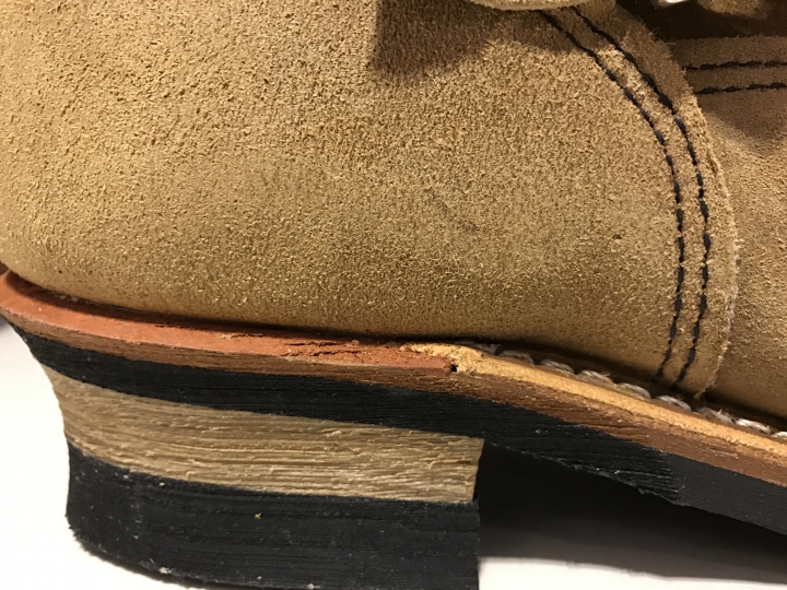[五倍祭獻]REDWING男子漢麂皮工程師長靴8178