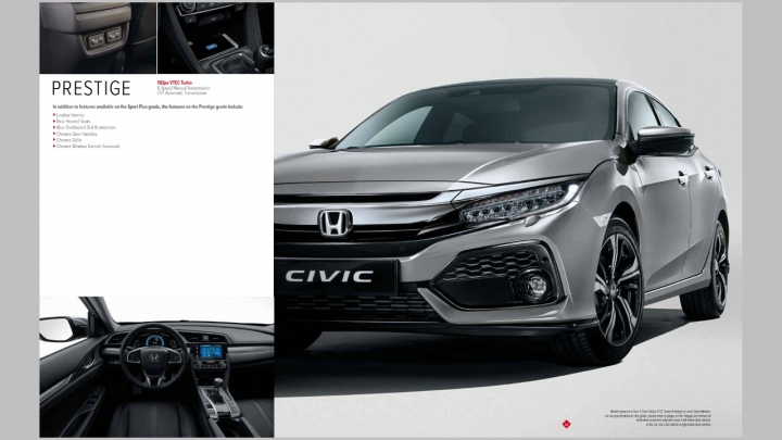 [分享] 歐規10代Civic 詳細規配表出爐