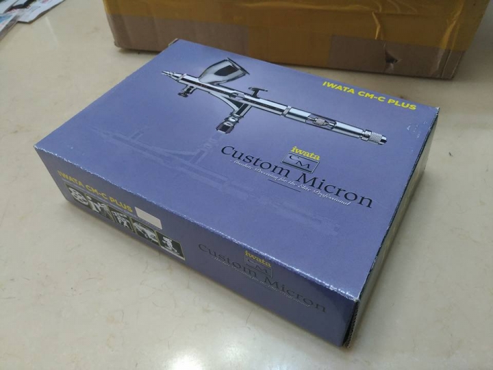 岩田 iwata CM-CP2 0.23 噴筆王者 開箱~~~~