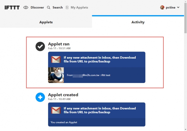 [分享] 玩轉 IFTTT & NAS