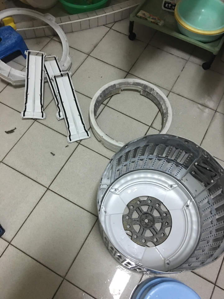 MITSUBISHI洗衣機(AW-LS108)-拆洗DIY