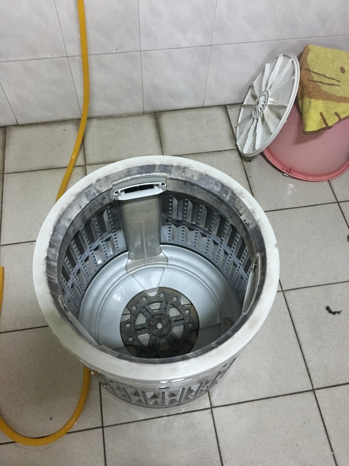 MITSUBISHI洗衣機(AW-LS108)-拆洗DIY