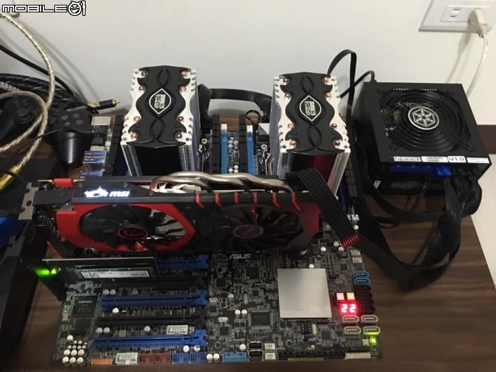 開箱 很夯的E5-2670配上很夯的NVME