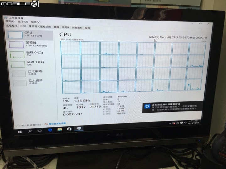 開箱 很夯的E5-2670配上很夯的NVME