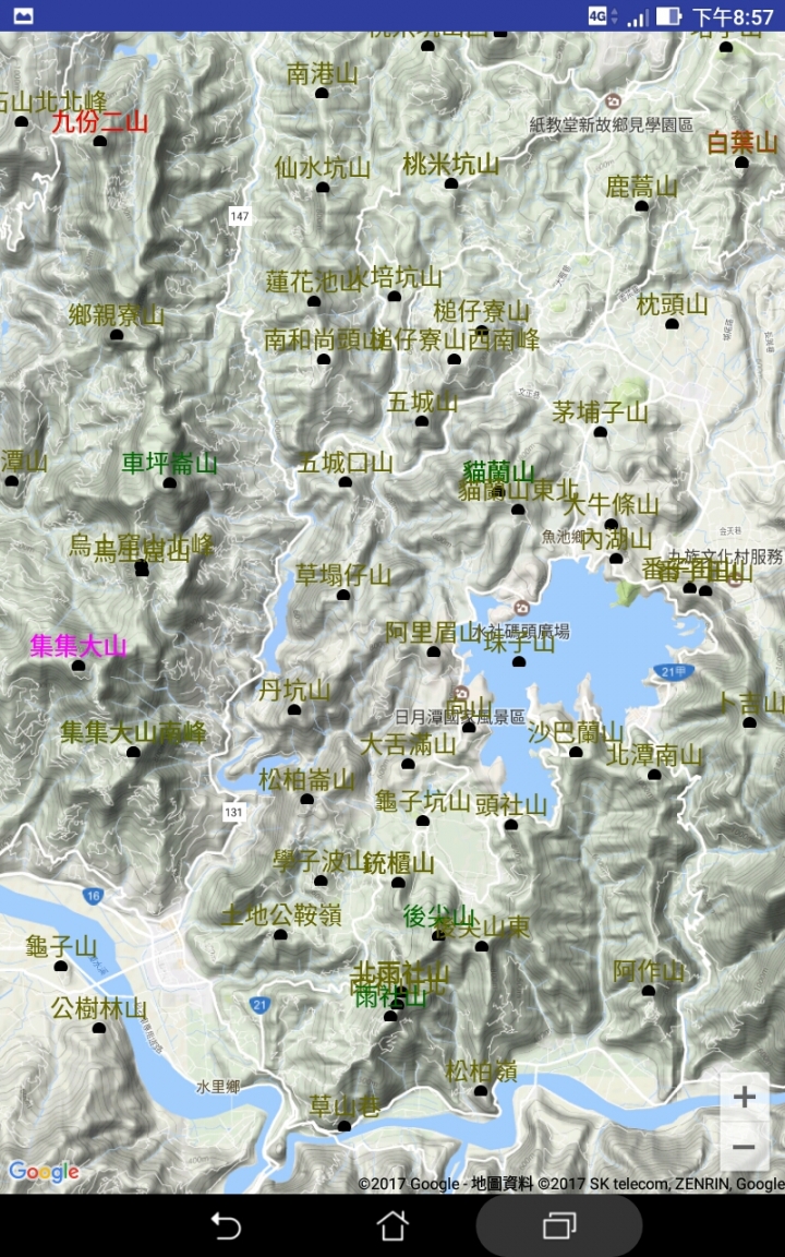 台灣山岳三角點地圖 app [更新版]