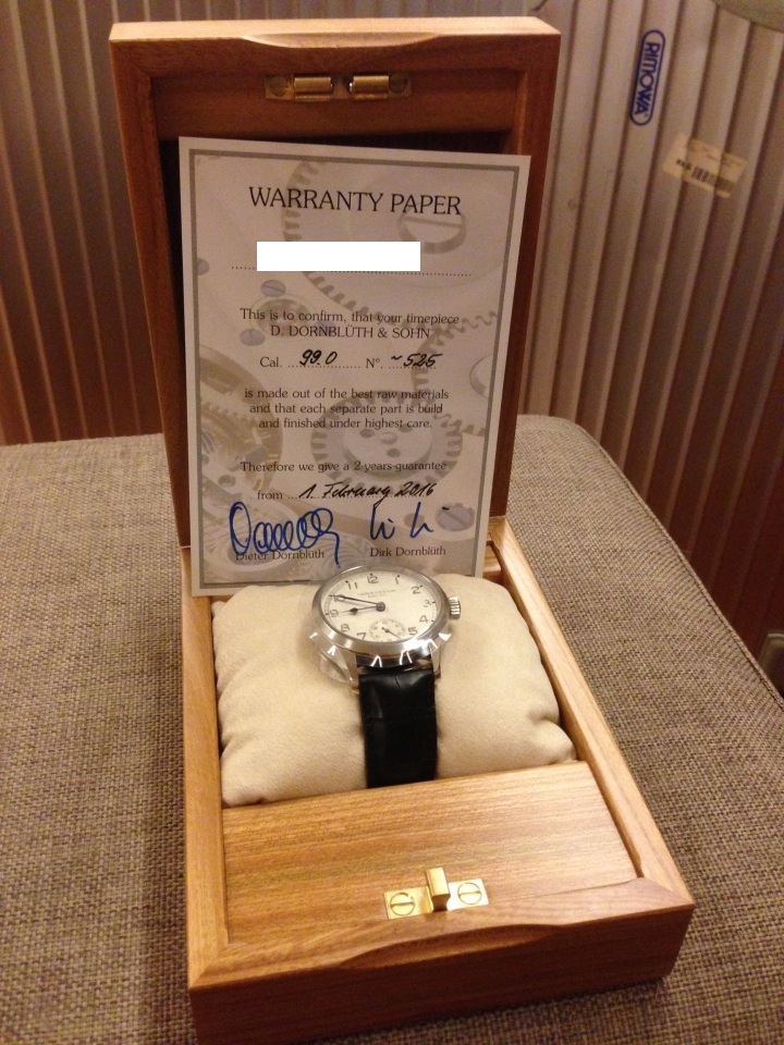 [開箱]德國獨立製錶師 D.Dornblueth (Dirk Dornblueth) D.D 99.0