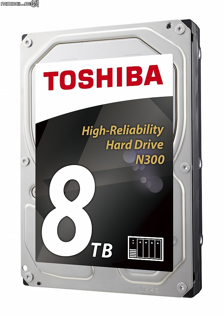 把資料存好存滿 Toshiba為NAS裝置推出8TB N300系列硬碟