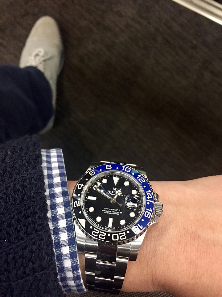 買錶奇遇記之蝙蝠俠(116710BLNR)對決綠巨人(116610LV)