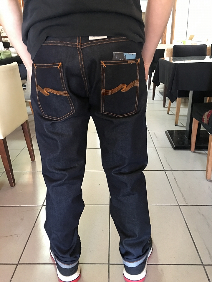 新手開箱請教養褲改褲~Nudie STEADY EIDDE dry classic orange