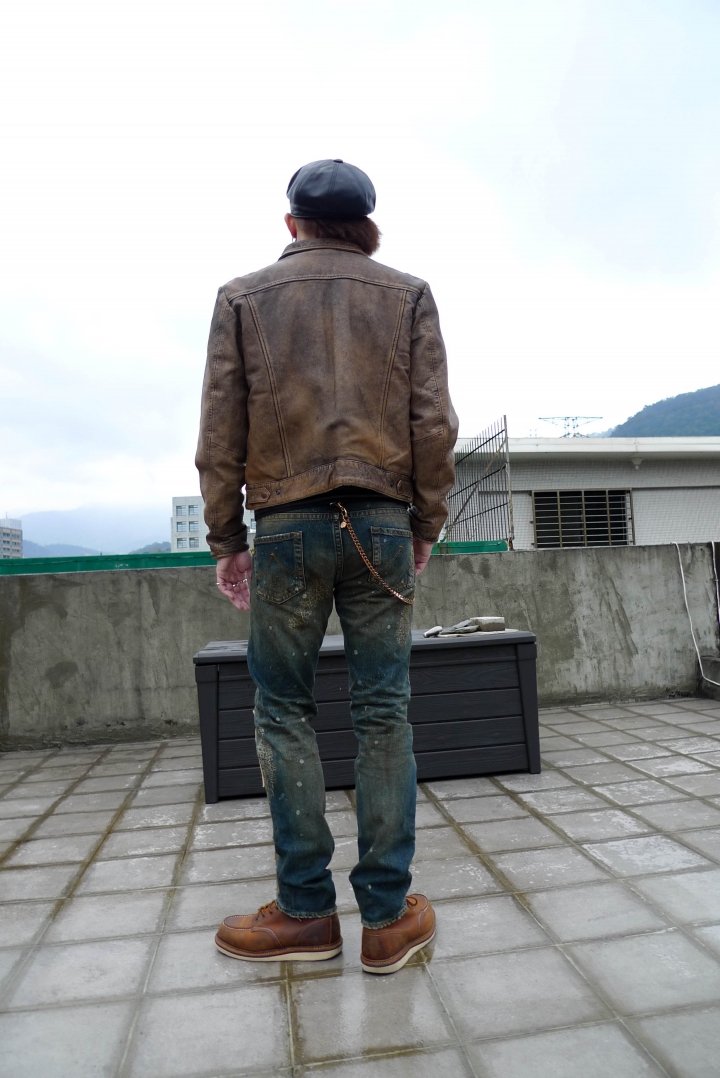 [船難當前]金斯大Jeansda Flying Dutchman “Shipwreck" Antique Jeans