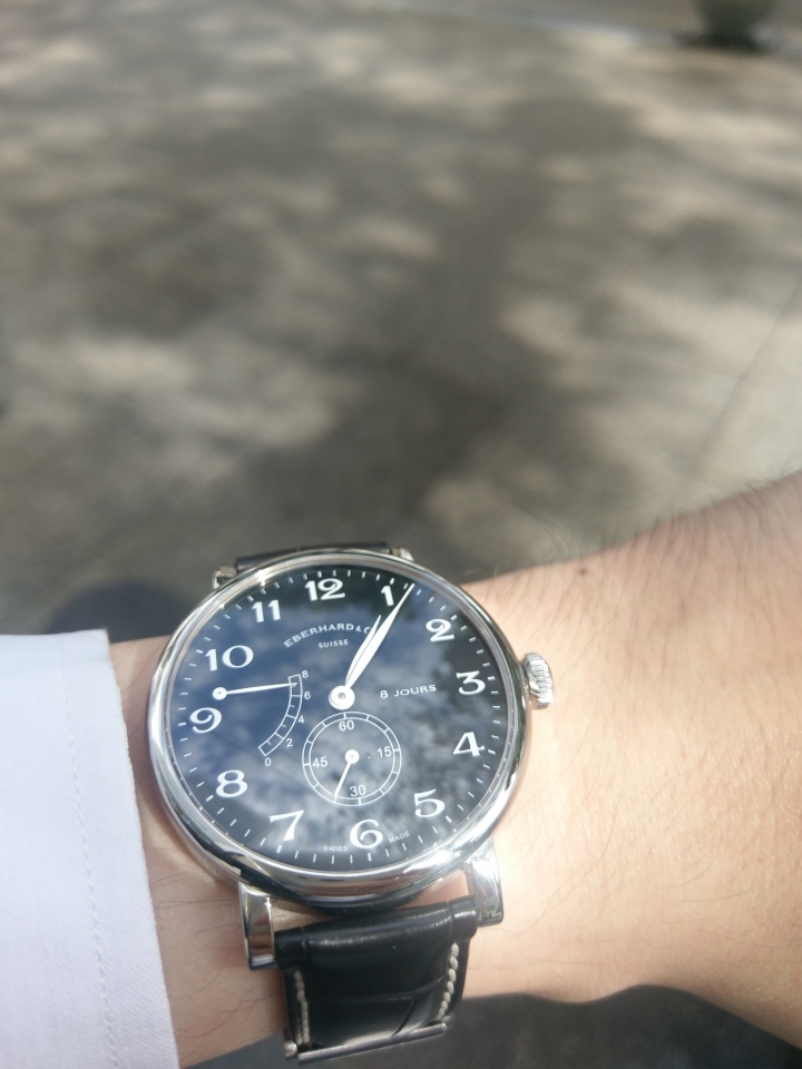 極冷門開箱-Eberhard 8 jours grande taille分享