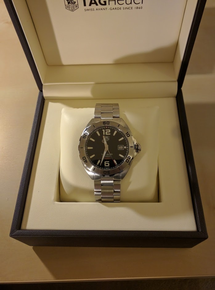 Tag Heuer 豪雅錶 FORMULA 1 Calibre 5 開箱分享