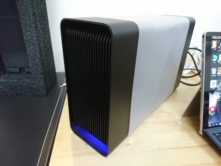 [簡單評測]T303UA測試市售4款thunderbolt 3外接顯卡盒比較。
