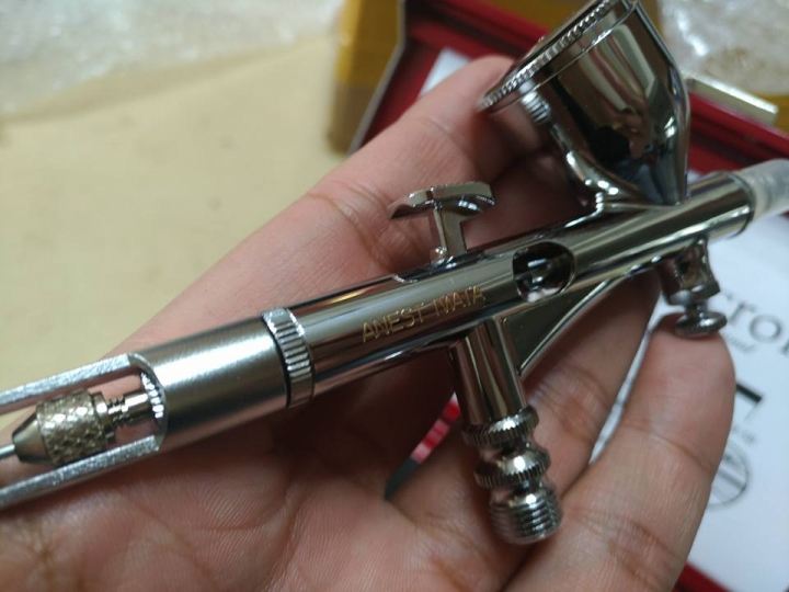岩田 iwata CM-CP2 0.23 噴筆王者 開箱~~~~