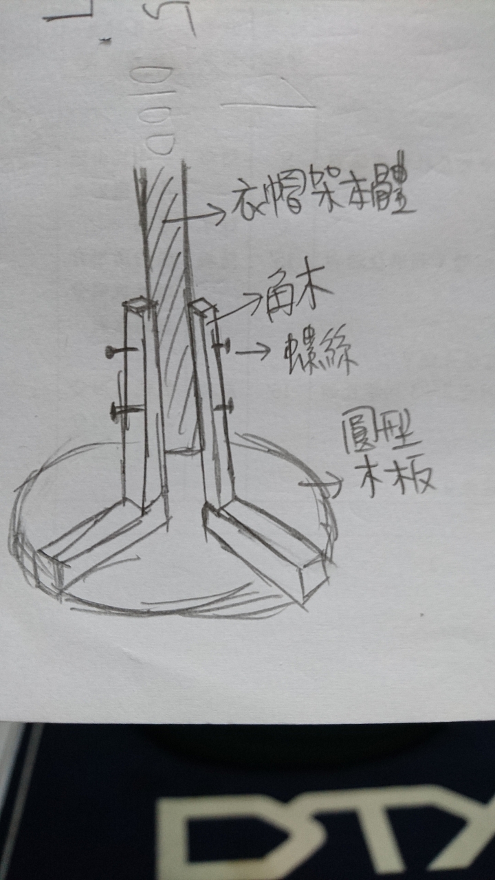 DIY修復衣帽架（新增DIY流程）