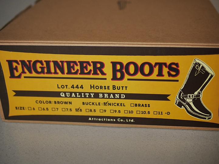 [致命吸引] Attractions Engineer Boots Lot.444