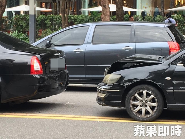 追撞車禍前後車損傷差好大