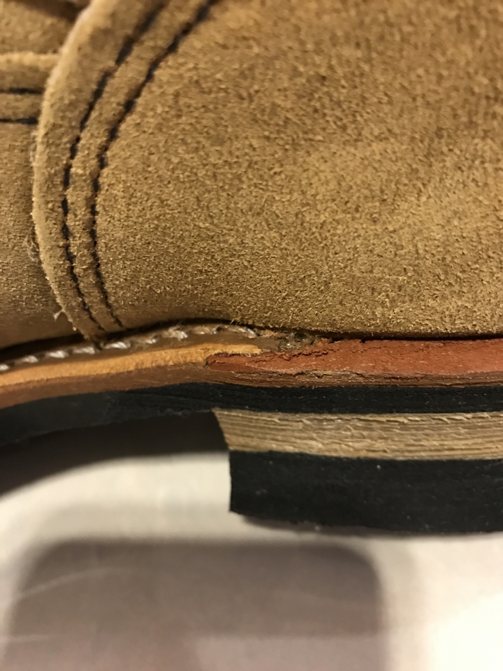 [五倍祭獻]REDWING男子漢麂皮工程師長靴8178