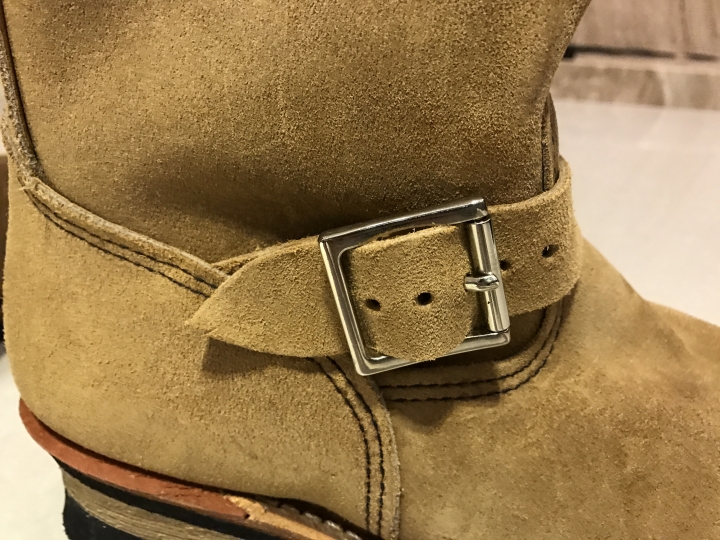 [五倍祭獻]REDWING男子漢麂皮工程師長靴8178