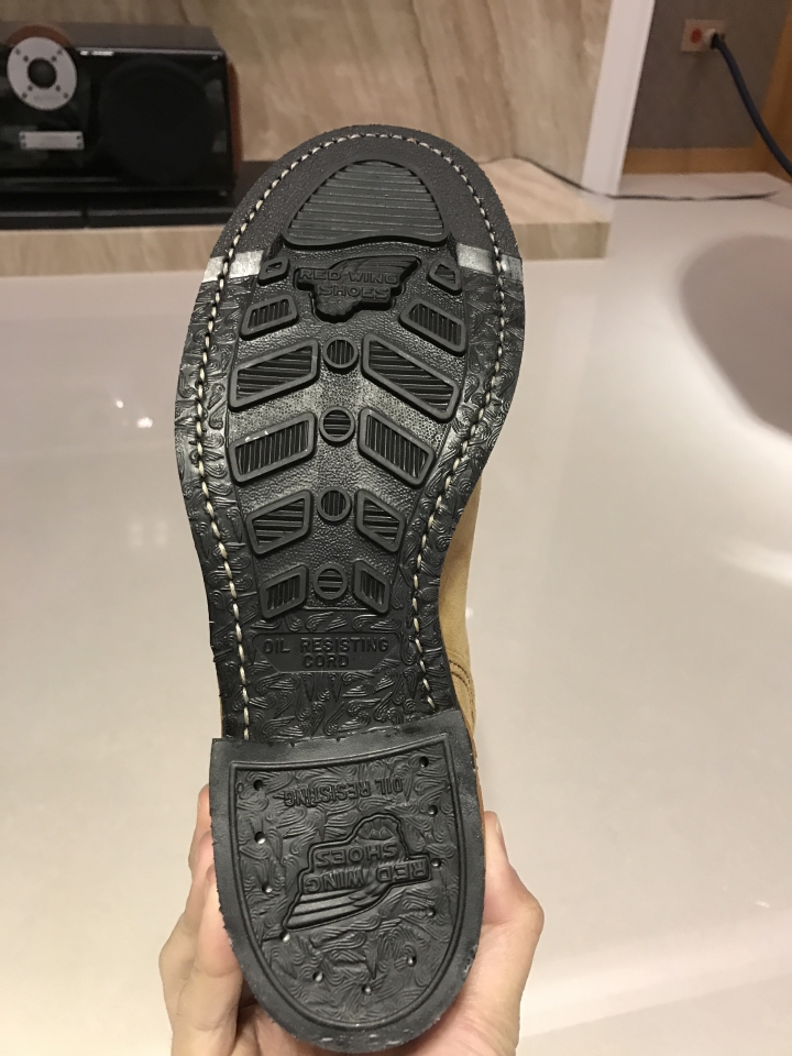 [五倍祭獻]REDWING男子漢麂皮工程師長靴8178