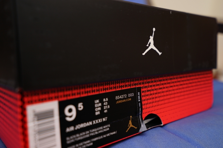［開箱］Air Jordan XXXI - N7