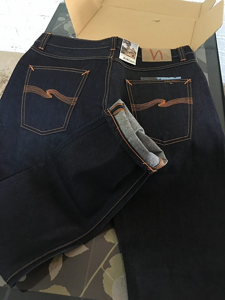 新手開箱請教養褲改褲~Nudie STEADY EIDDE dry classic orange