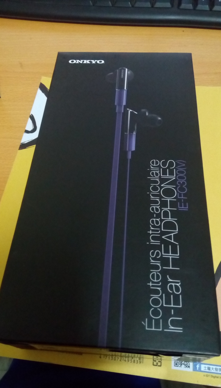 Onkyo IE-FC300開箱(圖多)