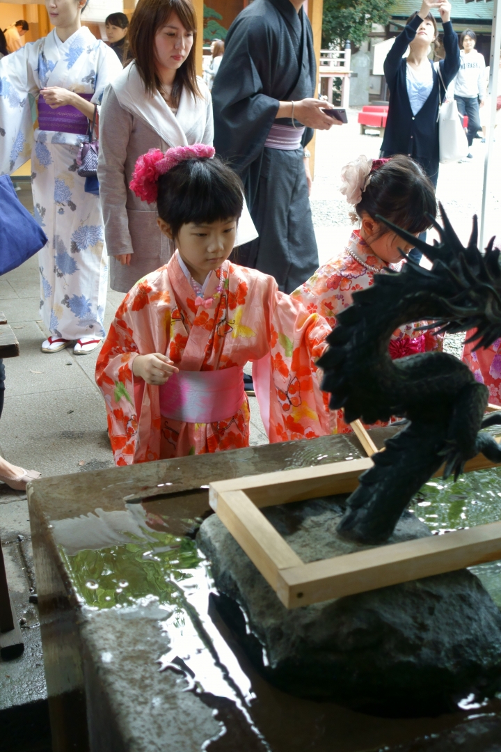 ＜日本＞2016全家人的日本行~川越、冰川神社、美美庵和服