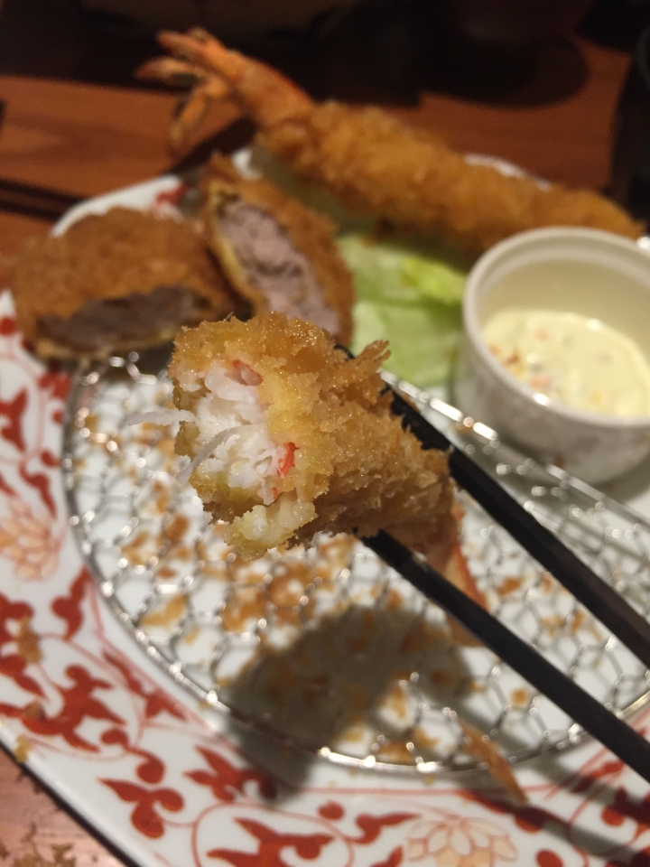 【食。蘆竹】銀座杏子日式豬排 季節限定的松葉蟹這裡也吃的到！
