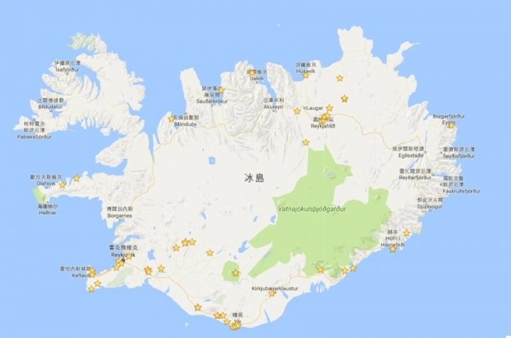 000/人~北緯66°-冰島極光，冰川，火山，溫泉12日~(下)