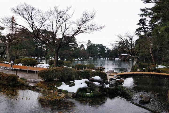 [冬之日本中部山區自助行]-金澤散策-東茶屋~兼六園~金澤城(一日自由乘車巴士)
