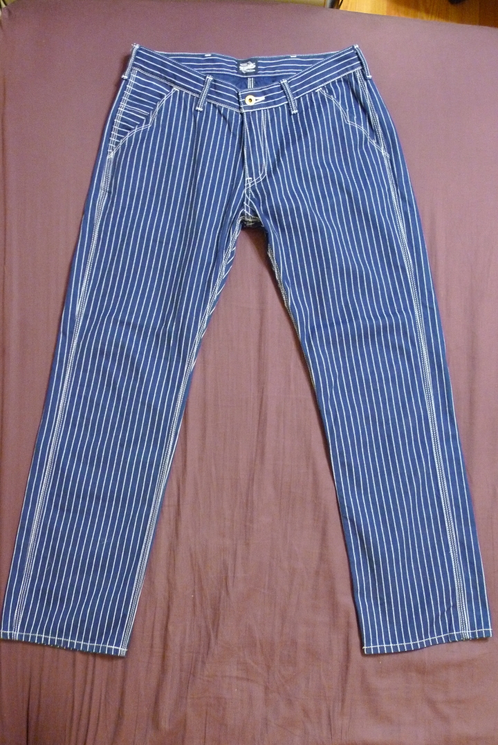 [出類拔萃]金斯大 Jeansda Wabash Stripe Rigid Work Pant