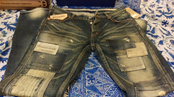 (開箱)JEANSDA Flying Dutchman Fabric Merchant Aged Jeans 幽靈船布料商人仿舊褲