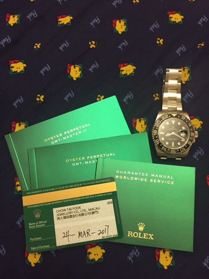 終於!入手ROLEX 勞力士116710LN