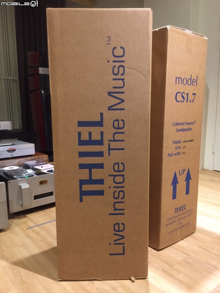 美國經典喇叭 THIEL CS1.7開箱