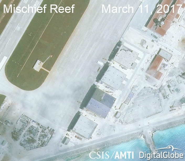 大陸基本完成南中國海主要島礁硬體建設