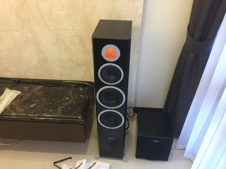 [開箱] Dynaudio Excite X24 X38 Sub 250 MKII Pioneer VSX-1131