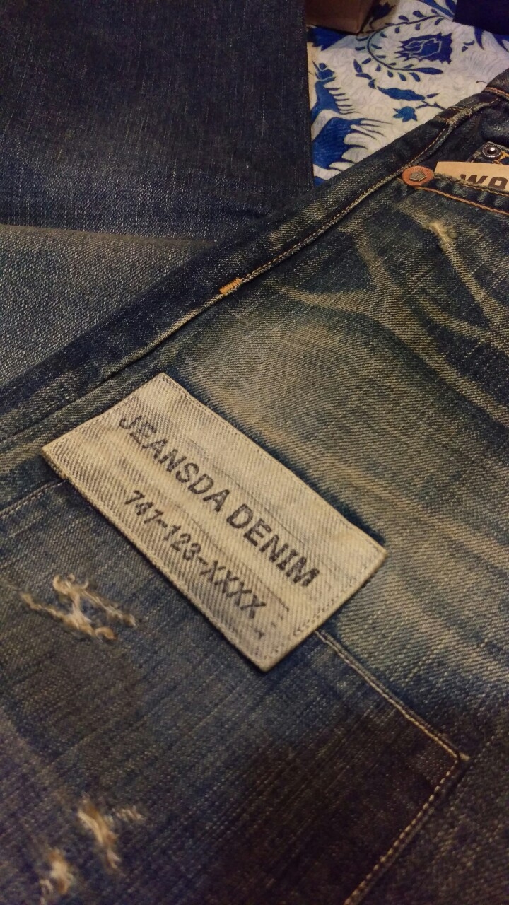(開箱)JEANSDA Flying Dutchman Fabric Merchant Aged Jeans 幽靈船布料商人仿舊褲