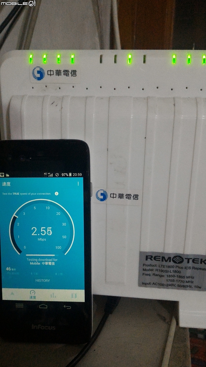 超扯的電信龍頭4G網速.龜了一年多