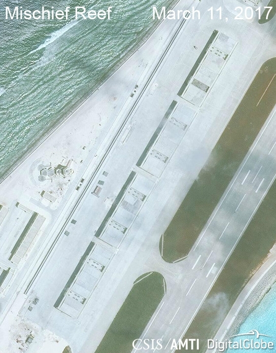 大陸基本完成南中國海主要島礁硬體建設