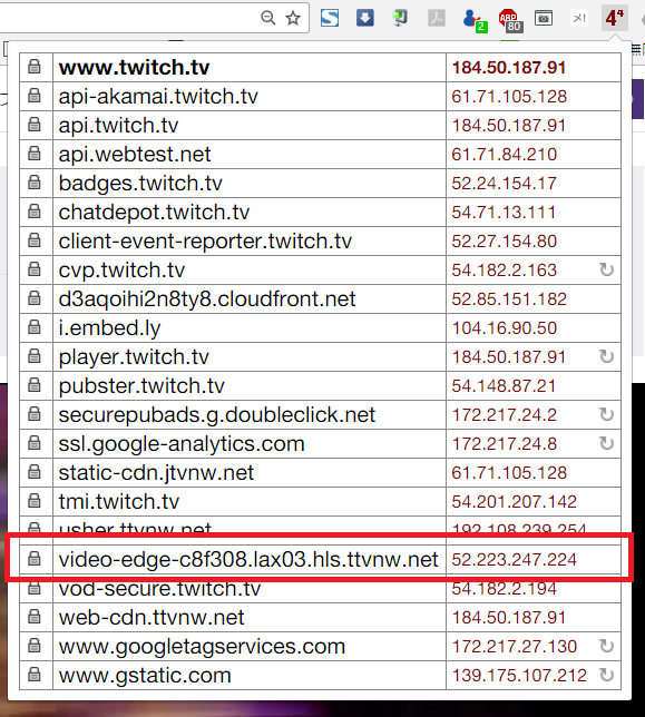 【2017/05/05更新】中華電信、遠傳與 Twitch 互連測試分析心得