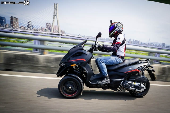粗曠造型科技內在 Gilera Fuoco 500 三輪黃牌重機