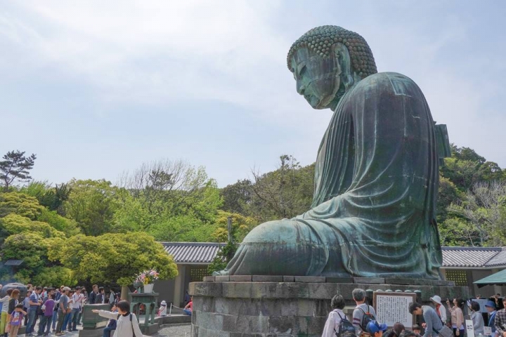 日本高德院鎌倉大佛 神奈川江之島電鐵一日遊 鎌倉大仏