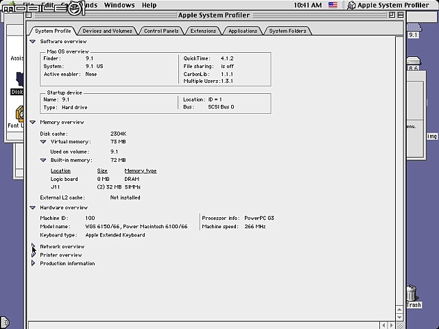 老Mac分享–Power Mac 6100/66 + Dos Compatibility Card