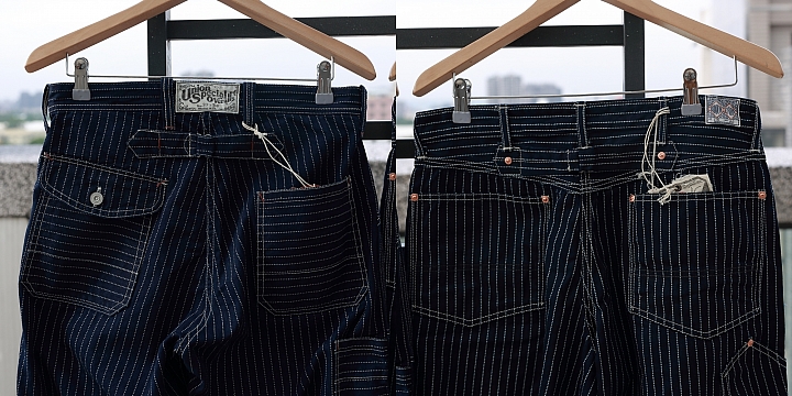 [拔尖對決] Freewheelers 與 The Real McCoy's 拔染工作褲