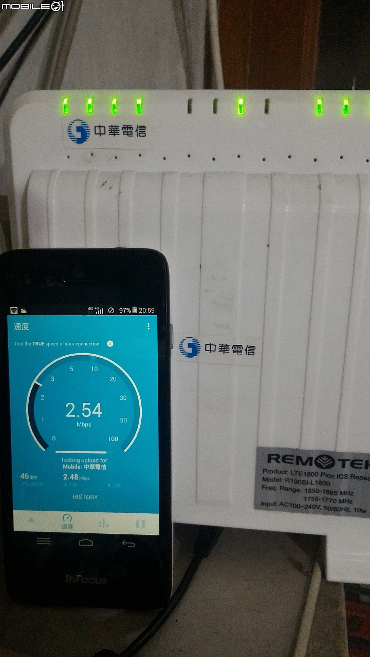 超扯的電信龍頭4G網速.龜了一年多