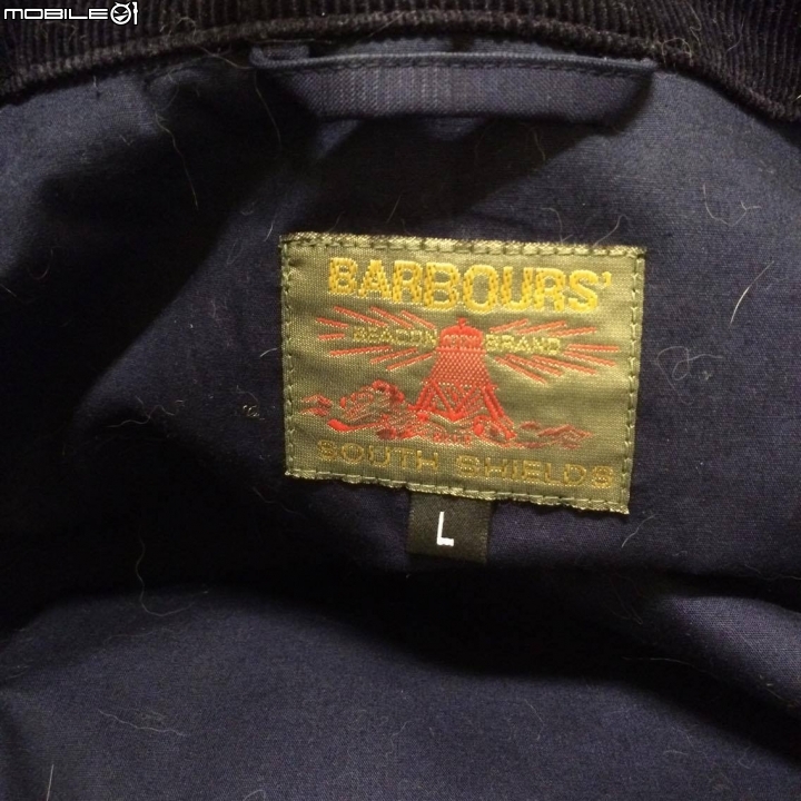 自己的barbour的標籤跟大家的很不一樣，有點擔心