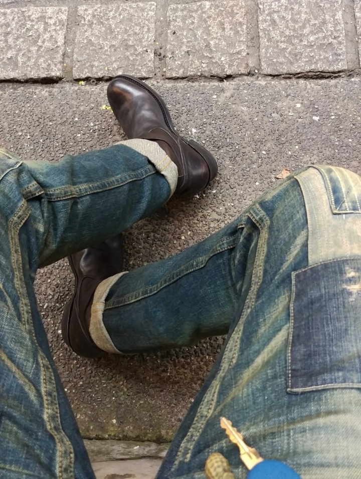 (開箱)JEANSDA Flying Dutchman Fabric Merchant Aged Jeans 幽靈船布料商人仿舊褲